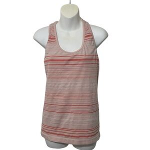 Athleta Women’s Pink Striped Tank Size Large